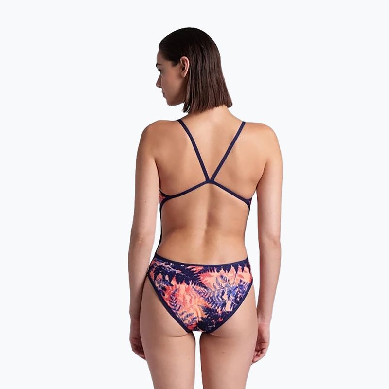Női egyrészes fürdőruha arena Reversible fürdőruha Challenge Back navy/multi 11