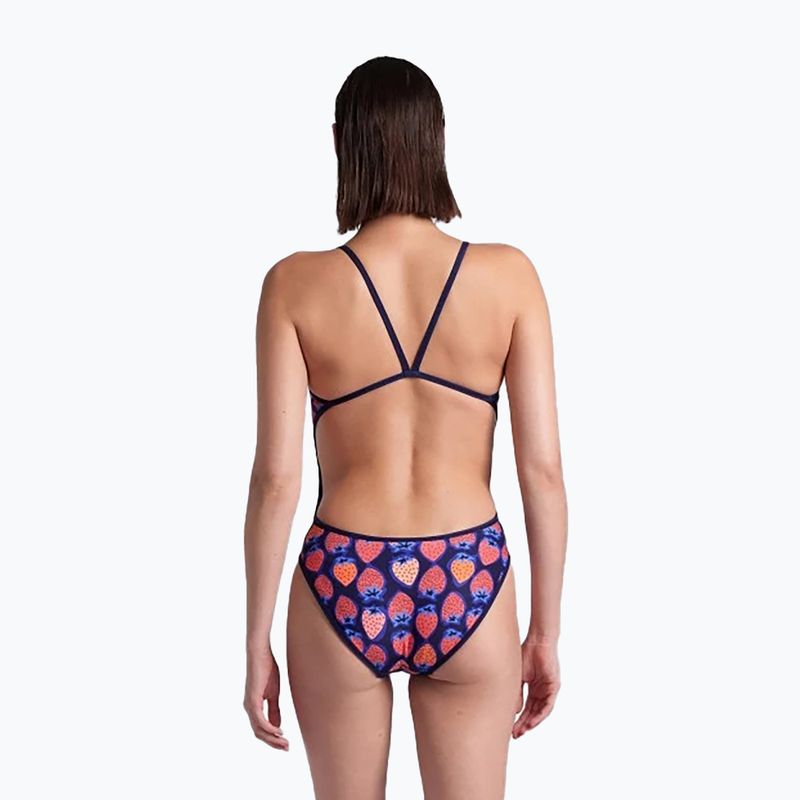 Női egyrészes fürdőruha arena Reversible fürdőruha Challenge Back navy/multi 12