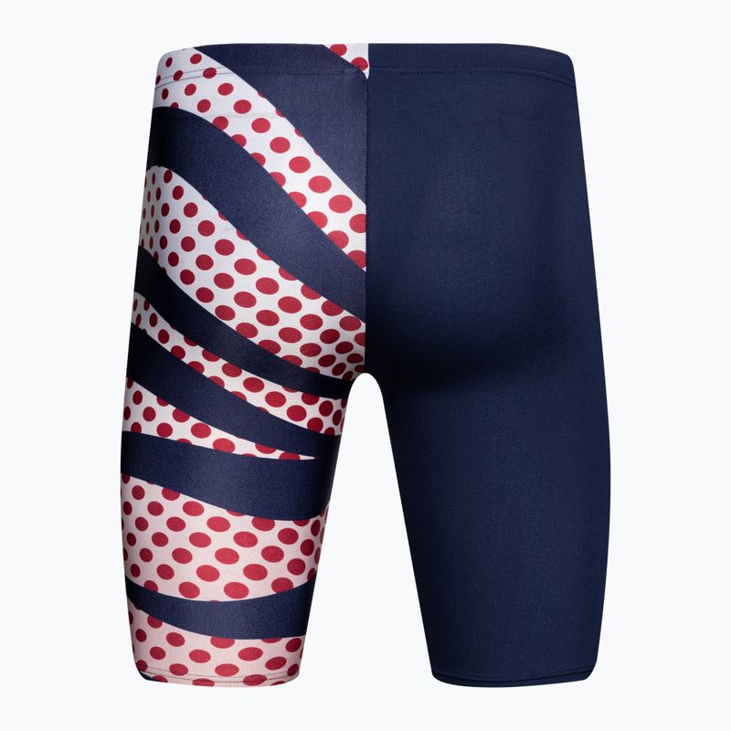 Férfi arena Multi Stripes Swim Jammer navy/white multi 2
