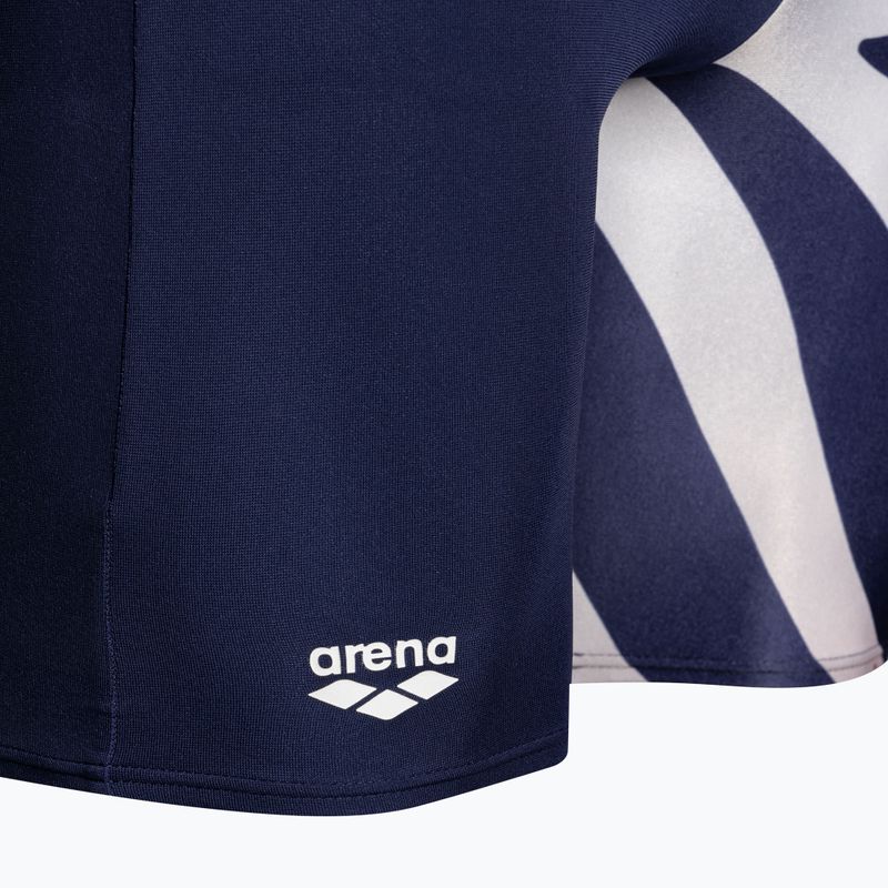 Férfi arena Multi Stripes Swim Jammer navy/white multi 3