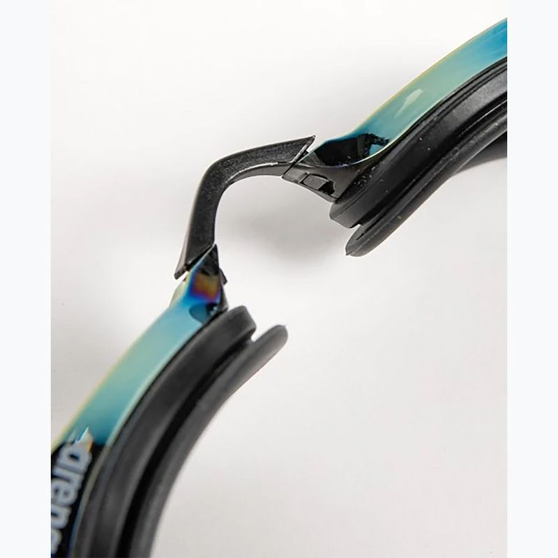 arena Python Mirror violet/black/violet úszószemüveg 10