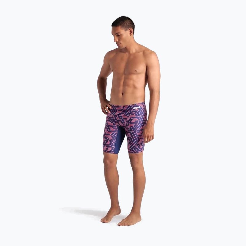 Férfi úszónadrág arena Escape Swim Jammer navy/team red/white/blue 5