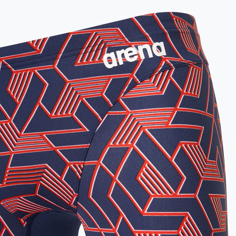 Férfi úszónadrág arena Escape Swim Jammer navy/team red/white/blue 3