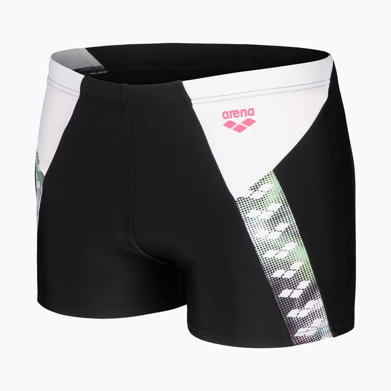 Férfi úszónadrág arena Stripe Swim Short black/white/multi 3