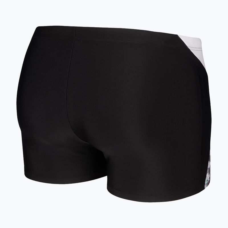 Férfi úszónadrág arena Stripe Swim Short black/white/multi 4