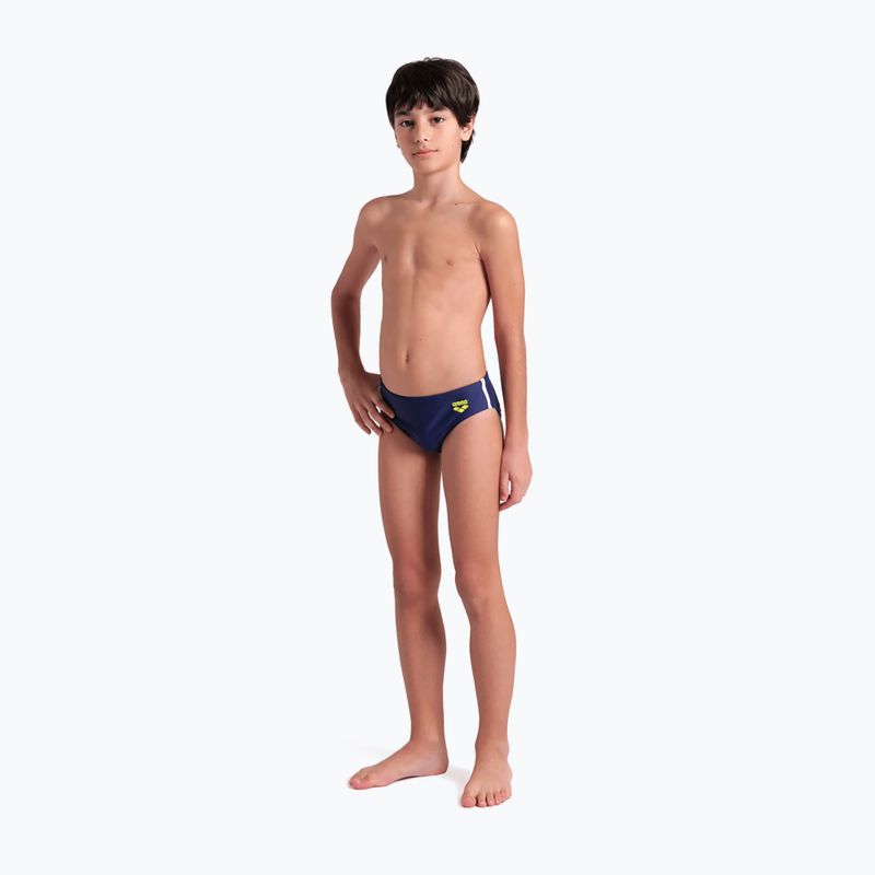 Gyerek úszónadrág arena  Swim Briefs Solid navy/white/white 6