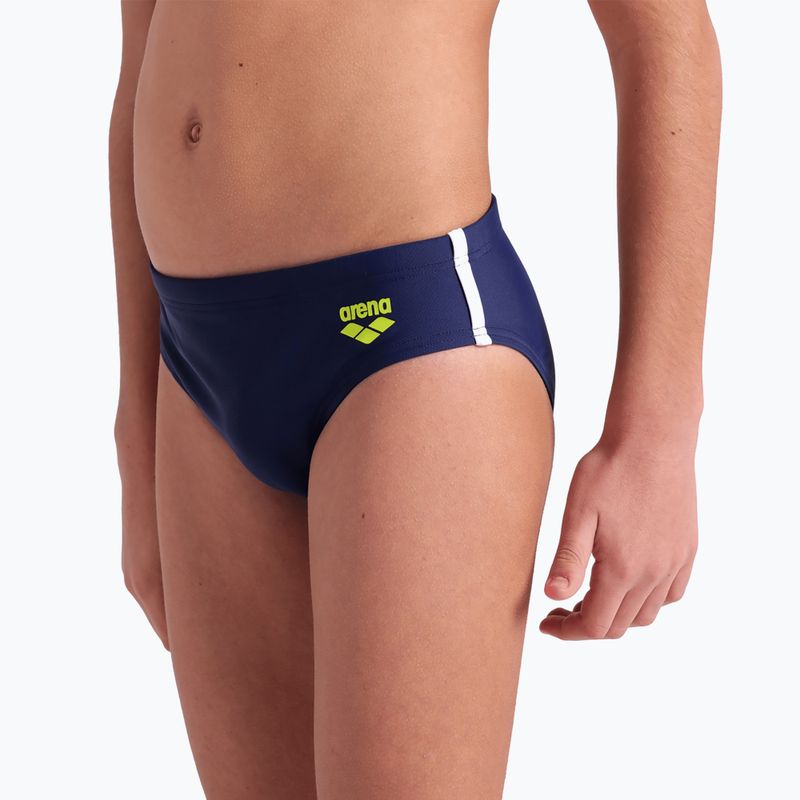 Gyerek úszónadrág arena  Swim Briefs Solid navy/white/white 8
