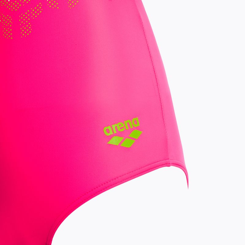 Gyerek fürdőruha arena Kikko V Swim Pro Back shocking pink / soft green 3