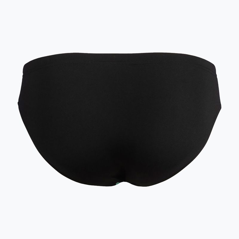 Gyerek úszónadrág arena Foam Swim Briefs black/soft green multi 2