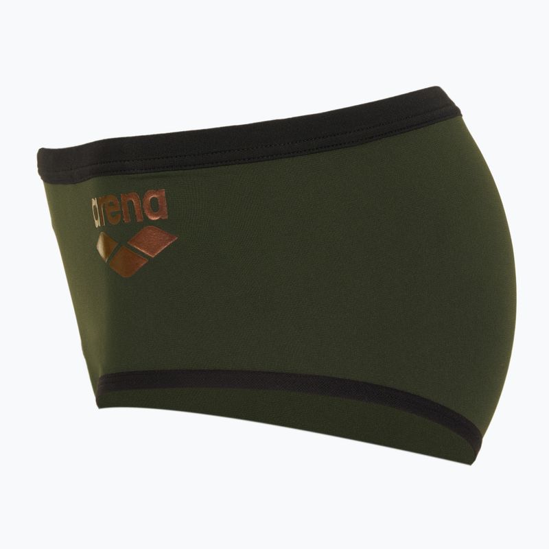 Férfi úszónadrág arena One Low Waist Short Big Logo dark sage/black 3