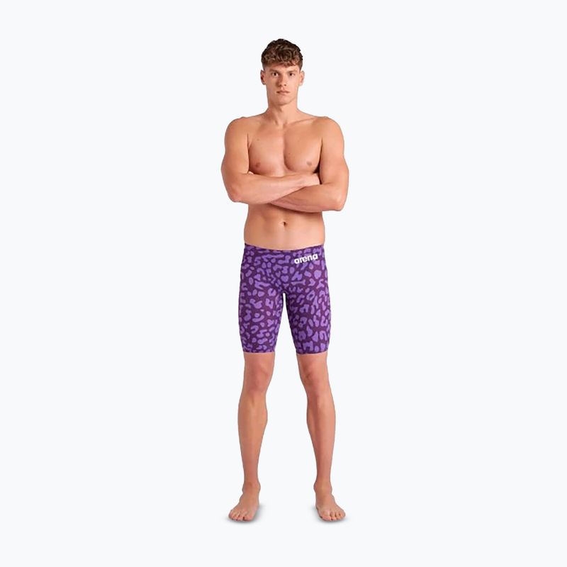 Férfi úszónadrág arena Powerskin Carbon Air2 LE Jammer leopard violet 2