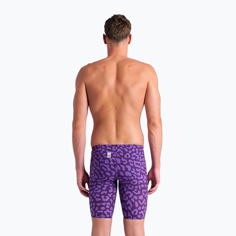 Férfi úszónadrág arena Powerskin Carbon Air2 LE Jammer leopard violet 3