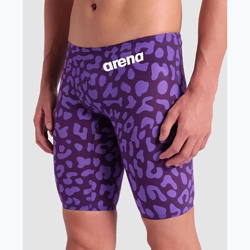 Férfi úszónadrág arena Powerskin Carbon Air2 LE Jammer leopard violet 4