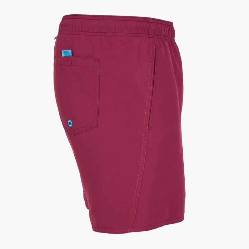 Férfi arena Fundamentals Boxer R úszónadrág sötétlila/calypso coral 4