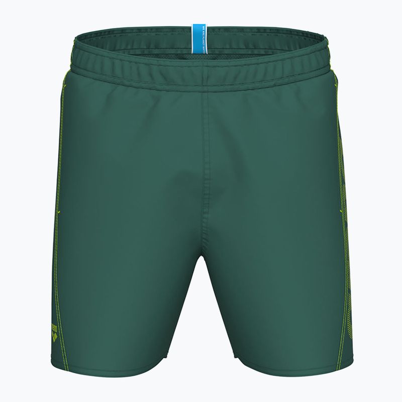 Férfi arena Fundamentals Arena Logo Boxer R artic lime/mangrove fürdőruházat rövidnadrág 3