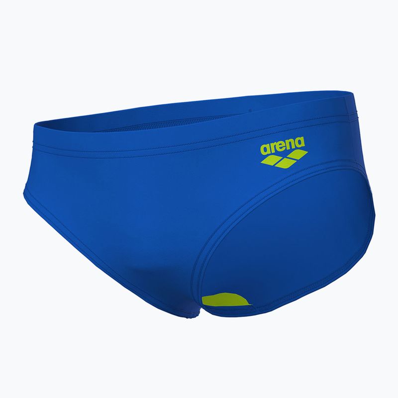 Gyermek úszónadrág arena B Dynamo Brief R Jr kék porcelán/artic lime 3