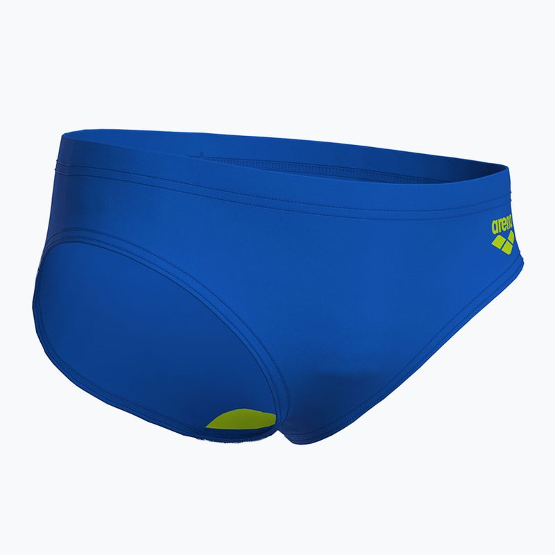 Gyermek úszónadrág arena B Dynamo Brief R Jr kék porcelán/artic lime 4