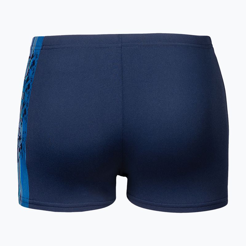 Gyermek úszó boxeralsó arena Palette Swim Short navy/navy multi 2
