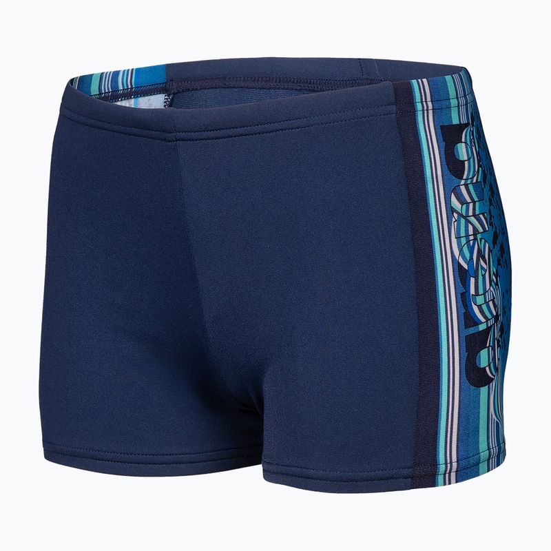 Gyermek úszó boxeralsó arena Palette Swim Short navy/navy multi 3