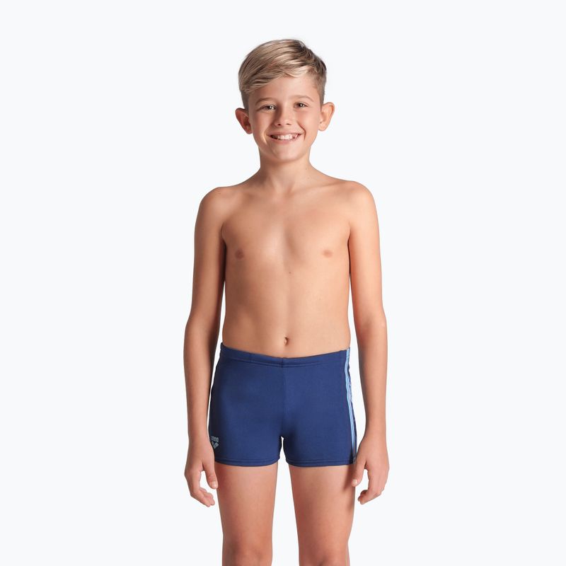 Gyermek úszó boxeralsó arena Palette Swim Short navy/navy multi 4