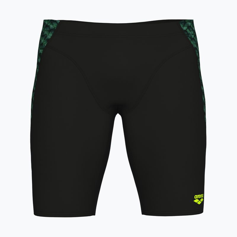 Férfi arena Monogram Swim Jammer fekete/sötét zsálya multi