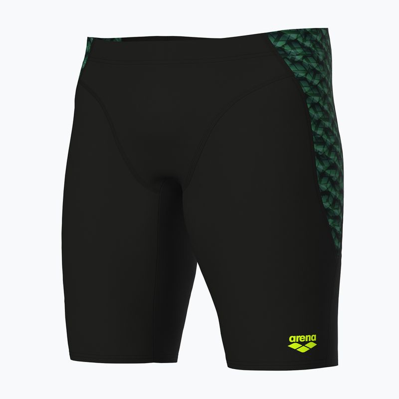 Férfi arena Monogram Swim Jammer fekete/sötét zsálya multi 3