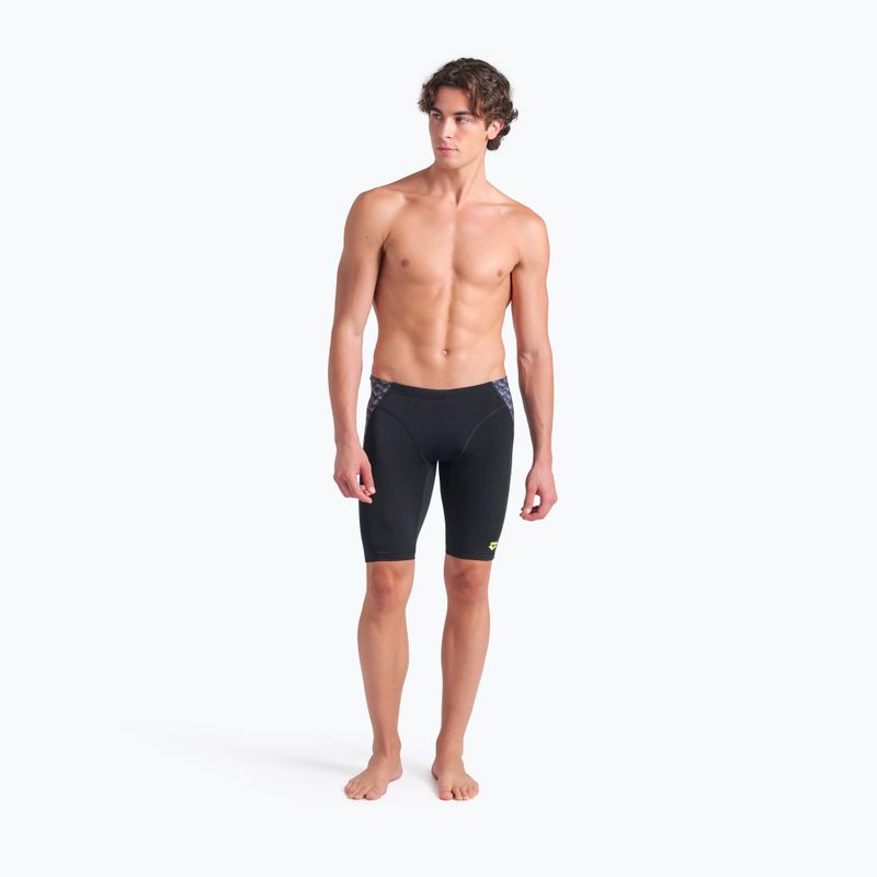Férfi arena Monogram Swim Jammer fekete/sötét zsálya multi 5
