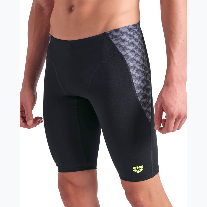 Férfi arena Monogram Swim Jammer fekete/sötét zsálya multi 7