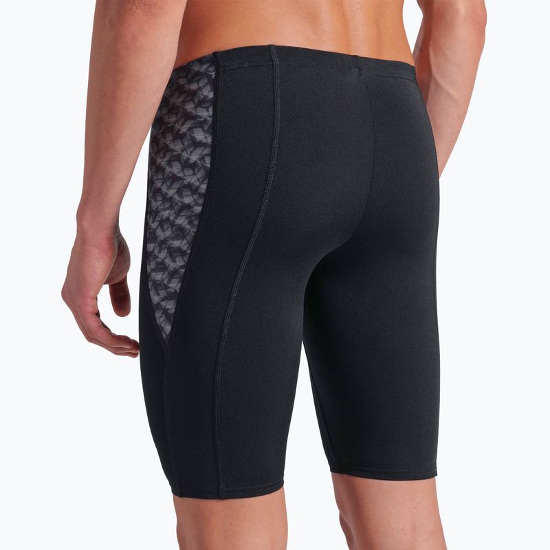 Férfi arena Monogram Swim Jammer fekete/sötét zsálya multi 8