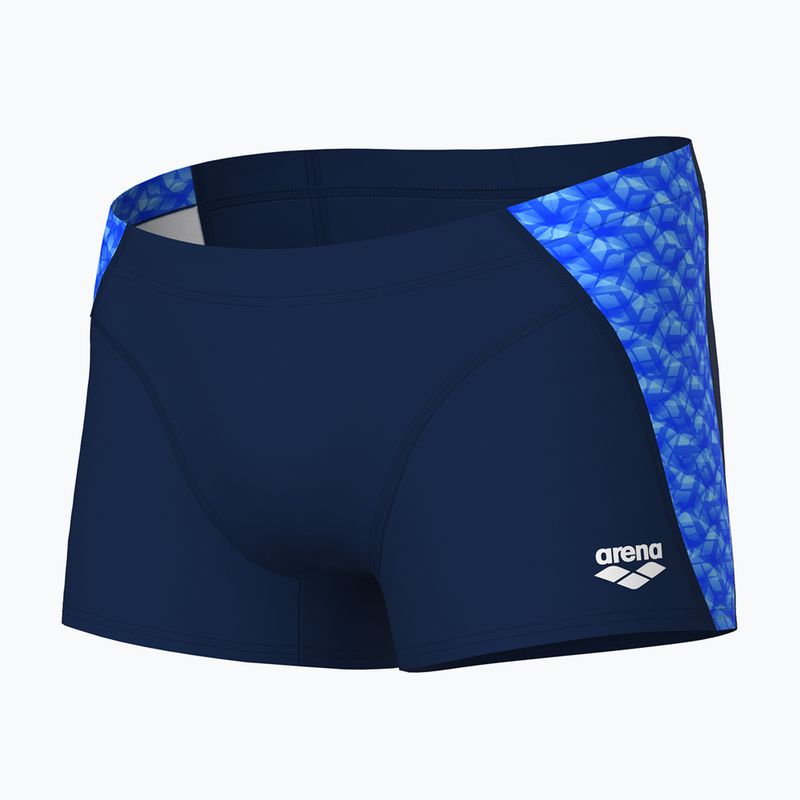 Férfi arena monogramos úszónadrág navy/blue mutlti boxeralsó 3