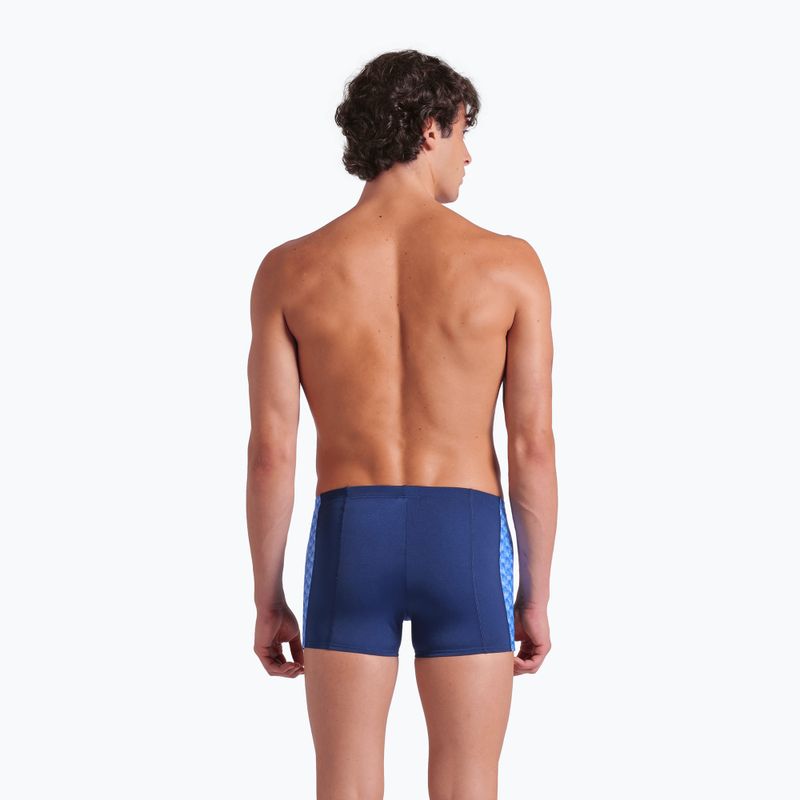 Férfi arena monogramos úszónadrág navy/blue mutlti boxeralsó 6