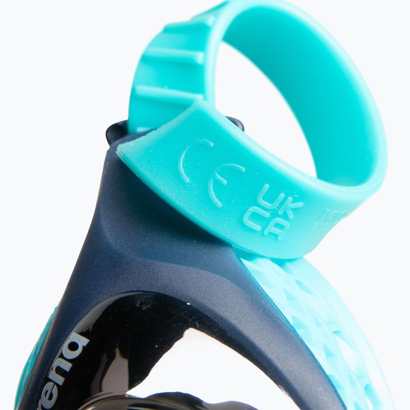 Gyermek úszószemüveg arena Air Jr Mirror tükör ezüst/tengerészkék/víz 7