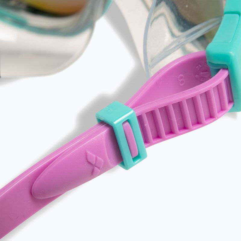 Gyermek úszószemüveg arena The One Mirror Jr kék/víz/ibolya 7