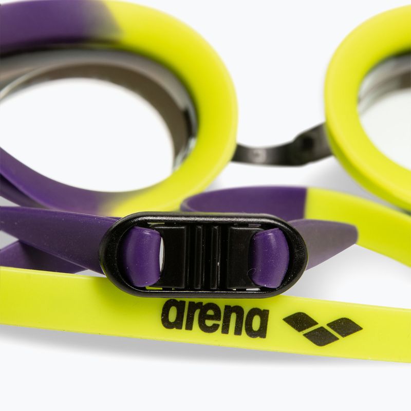 Arena Tracks Mirror úszószemüveg lila/szilva/artic lime 6