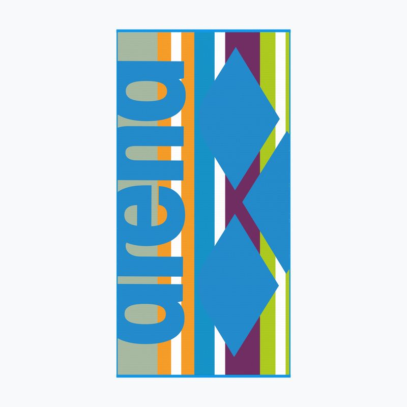 Arena Big Logo Velúr törülköző türkiz multi