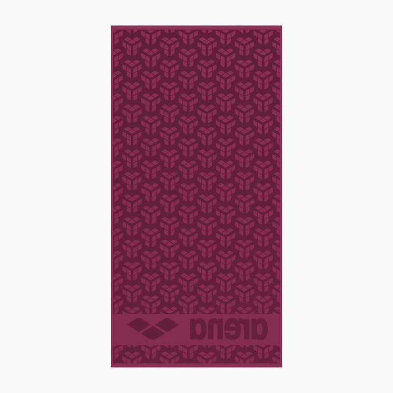 Arena Monogram törölköző sötétlila 2