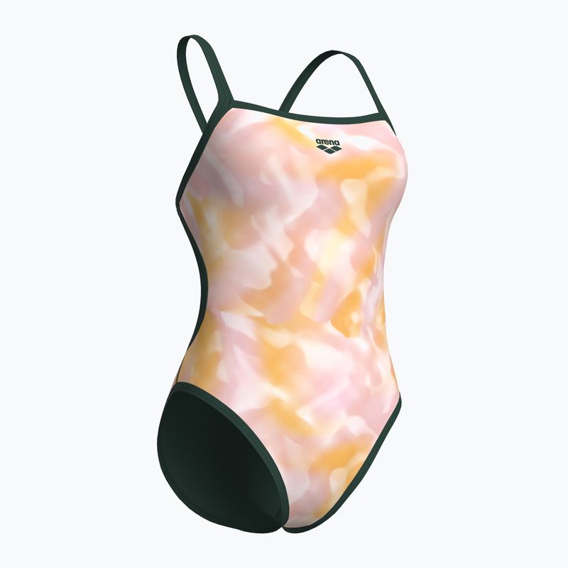 Női egyrészes fürdőruha arena Ao Rev Challenge Back többszínű/sötét zsálya 3