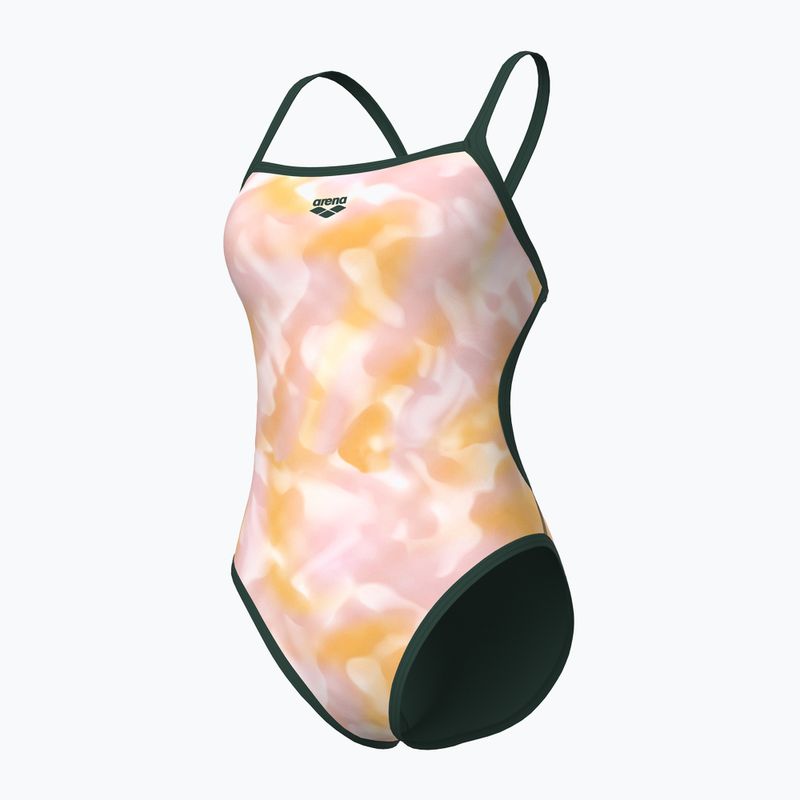 Női egyrészes fürdőruha arena Ao Rev Challenge Back többszínű/sötét zsálya 4