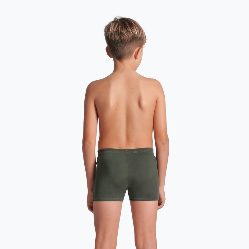 Gyermek arena Poseidonia Swim Short sötét zsálya/artic lime boxer rövidnadrág 5