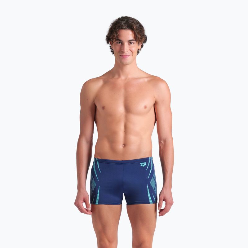 Férfi arena úszó boxeralsó Poseidonia Swim Short navy/water 4