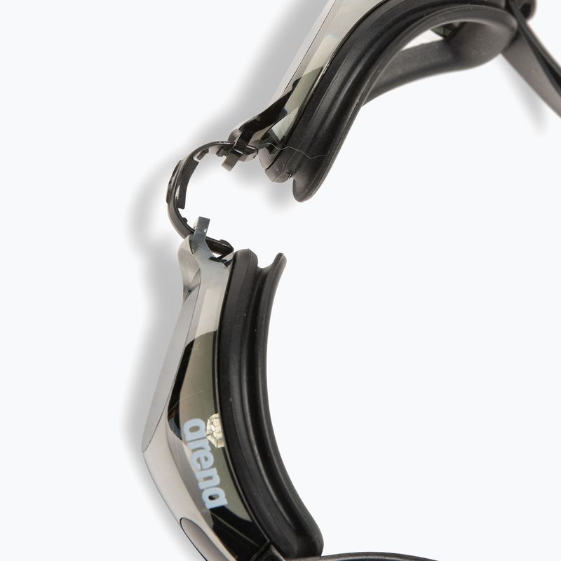 Arena Zoom X-Fit Mirror ezüst/fekete/fekete úszószemüveg 5