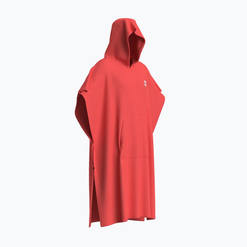 Poncsó arena Cotton Poncho calypso coral/white 3