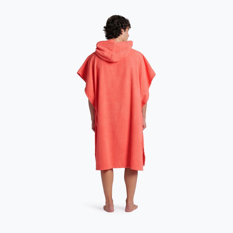 Poncsó arena Cotton Poncho calypso coral/white 7