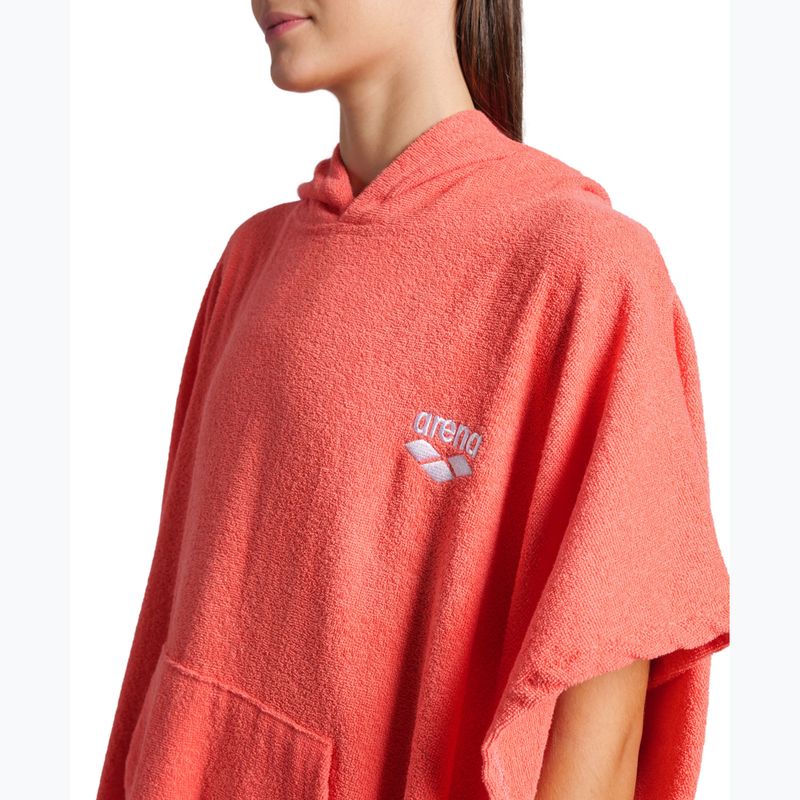 Poncsó arena Cotton Poncho calypso coral/white 10