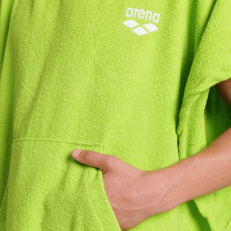 Poncsó arena Cotton Poncho artic lime/white 10