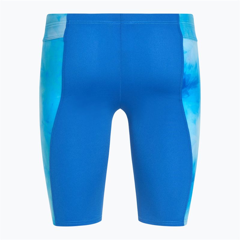 Férfi úszás jammers arena Tie-Dye Jammer Allover Print kék multi/royal 2