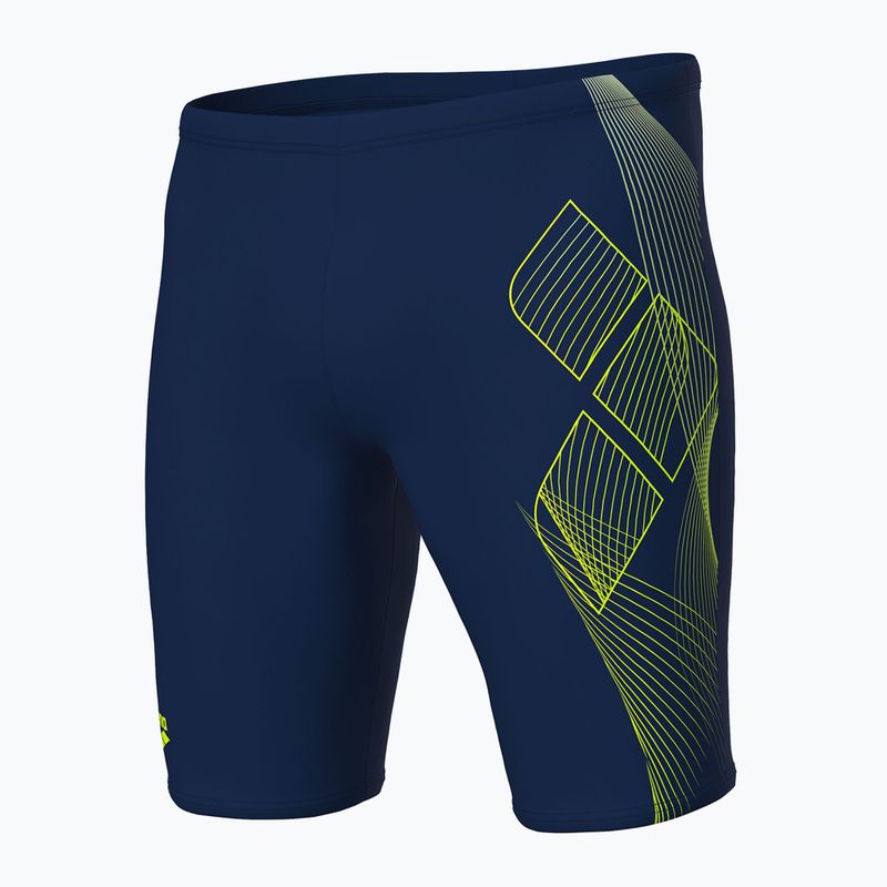 Férfi arena Sea Water Swim Jammer tengerészgyalogos/artic lime 3