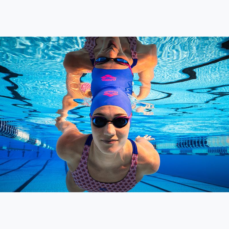 Úszósapka arena Big Logo neon blue/shocking pink/yellow star 8