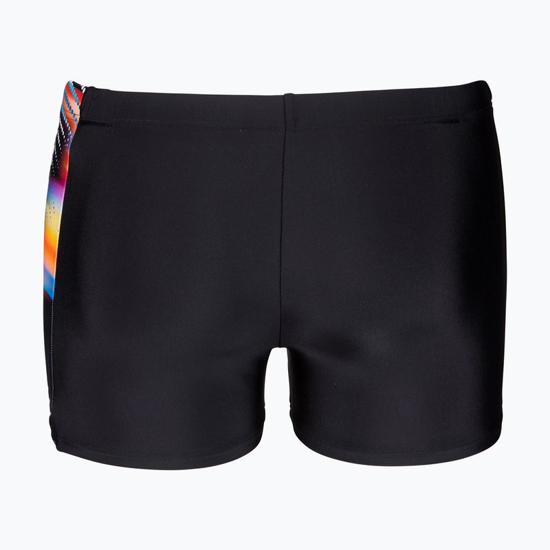Úszóbokszerek Arena Lit Logo Swim Short black/multi 2
