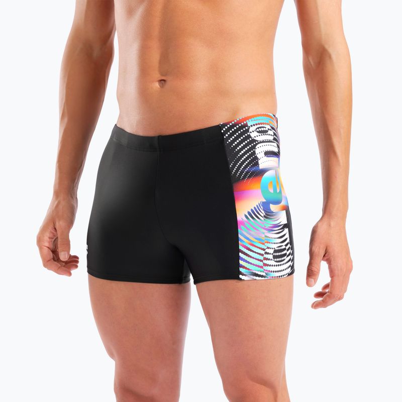 Úszóbokszerek Arena Lit Logo Swim Short black/multi 8